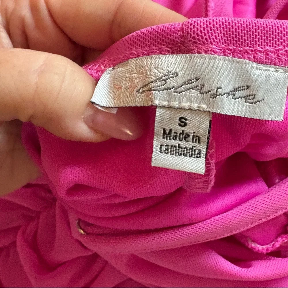 Blashe Pink Ruched Mini Dress - Picture 7 of 8